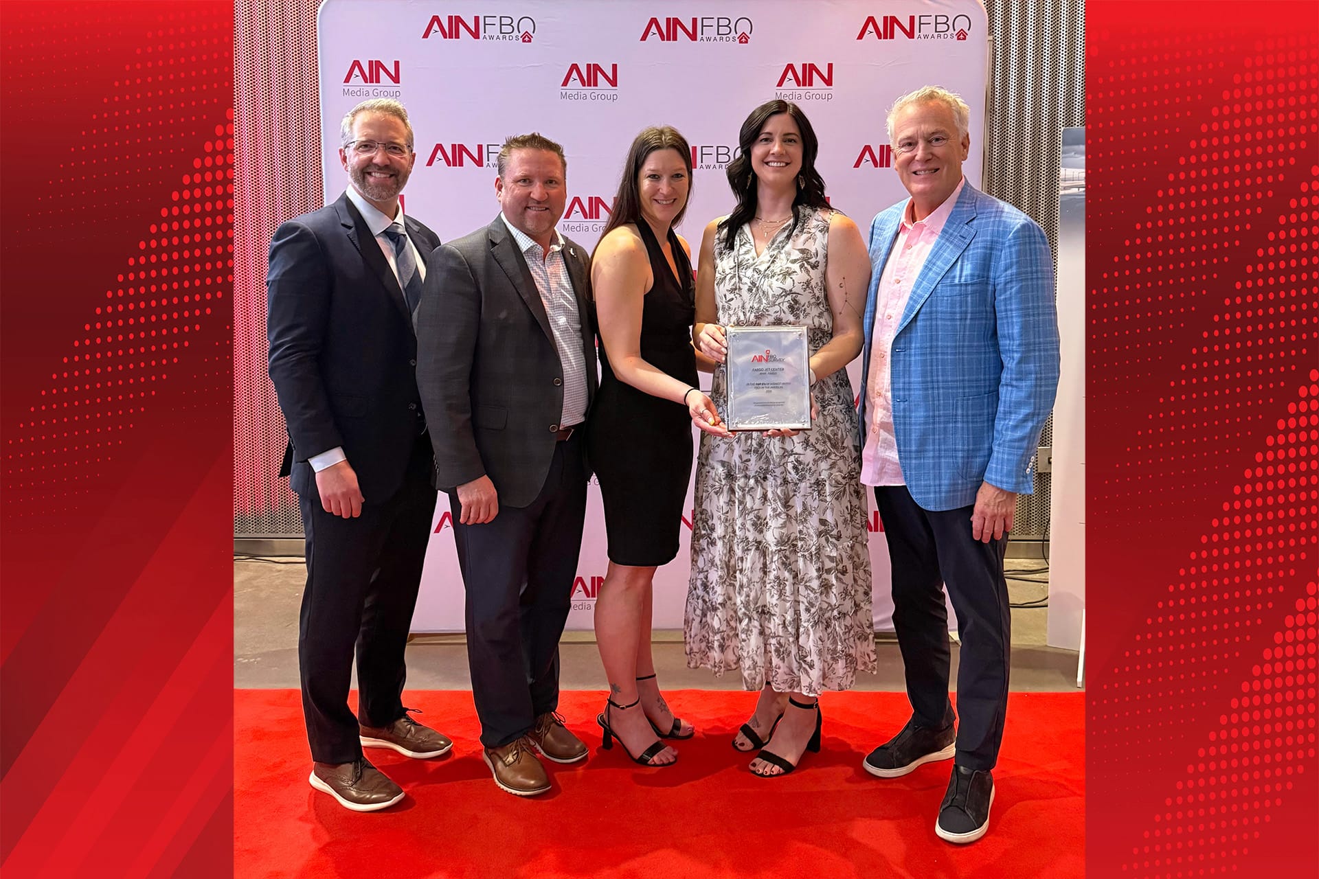 2025 AIN FBO awards gala fargo jet center