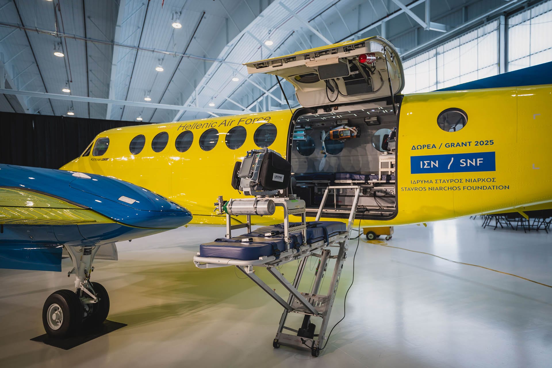 2025 fargo jet center greece king air 360C air medical conversion spectrum equipment