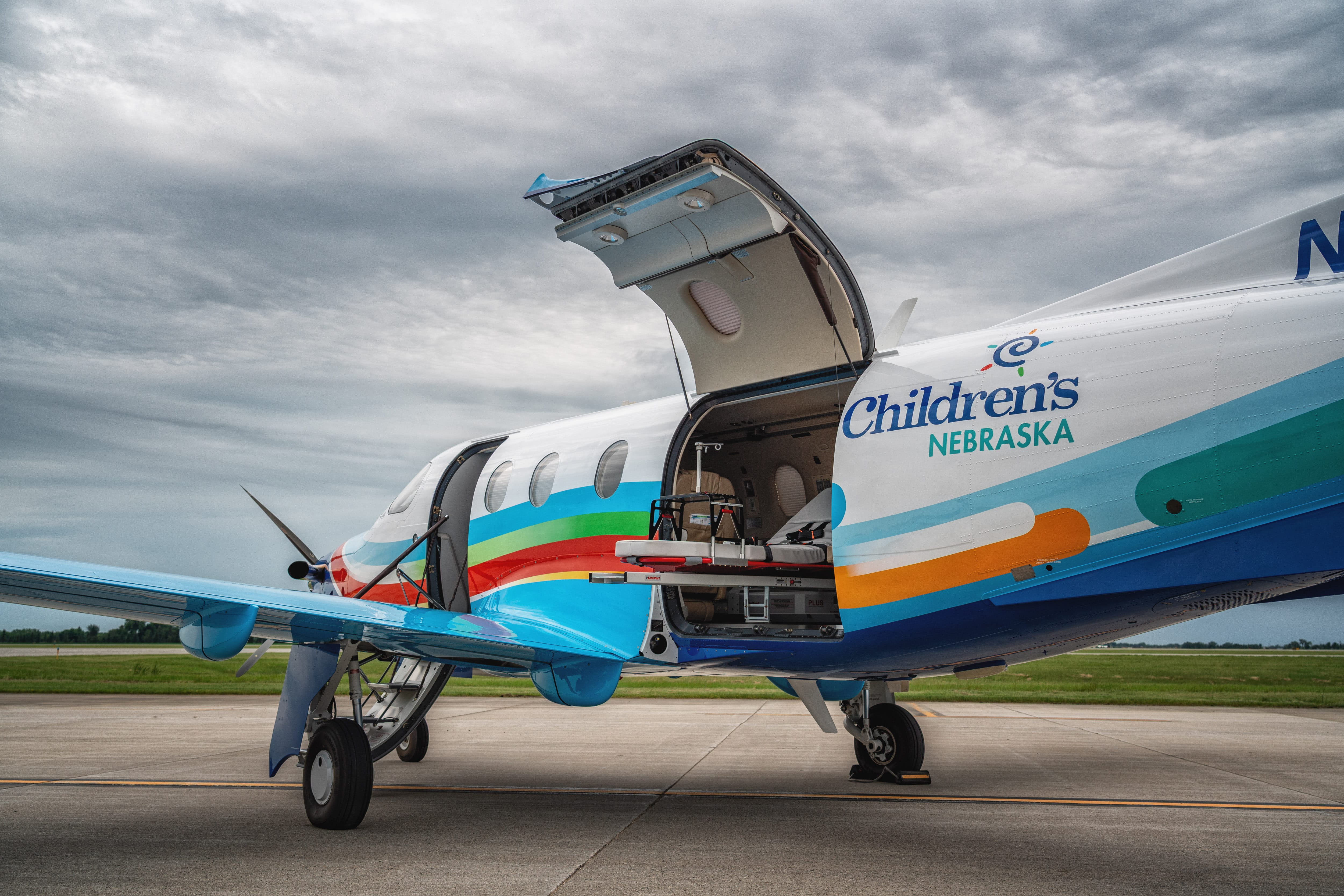 Exterior of Children's Nebraska Aircraft